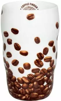 K&ouml;nitz Grip Mug Coffee Finder Thermobecher, doppelwandig, Porzellan, 350ml (11 1 136 2713)