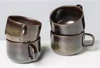 gipfelst&uuml;ck Tasse "Glockenklang" Scandi-Style, Reaktivglasur, jedes St&uuml;ck ein