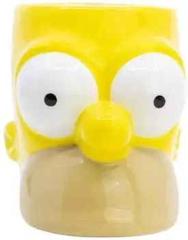 Stor Homer Simpson 3D-Keramiktasse in Geschenkbox (78878)