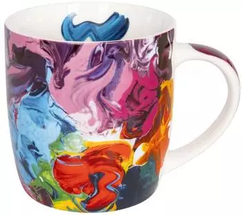 K&ouml;nitz Oilpainting Kaffeebecher 250ml, New Bone China (11 7 275 2415)