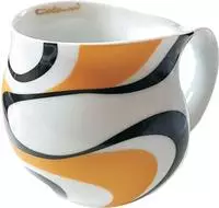 Luigi Colani dekorierte Kaffeetasse Becher Tasse Cappuccinotasse Kaffeebecher...