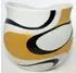 Colani Kaffeebecher Wave, Porzellan, schwarz/gold, 260ml
