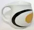 Colani Kaffeebecher Wave, Porzellan, schwarz/gold, 260ml