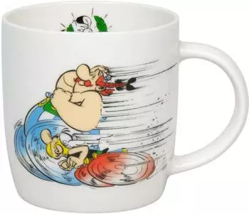 K&ouml;nitz Kaffeebecher Asterix "Rennen" 400ml, Porzellan (11 7 275 2851)