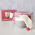Boltze Jumbo-Tasse HOHO Weihnachtsmotiv, Keramik, cremefarben, 600ml