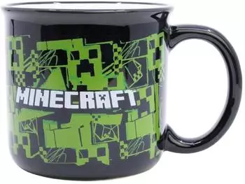 Stor Minecraft Iconic Mono Keramik-Fr&uuml;hst&uuml;ckstasse 400ml (STR31379)
