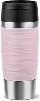 Emsa Travel Mug Classic Isolierbecher Edelstahl pastellrosa 360ml (N20214)