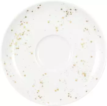 Seltmann Weiden Liberty Golden Stars Kombi-Untertasse &Oslash; 16,1 cm (65404)