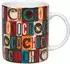 Könitz Becher Choco Squares, Porzellan, bunt, 300ml (1110022836)