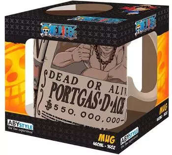 ABYstyle One Piece Tasse "Ace Wanted" (ABYMUGA455)