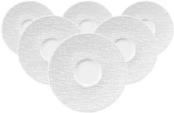Seltmann Weiden Life Fashion Untertasse elegant grau &oslash;13,5cm 6er-Set