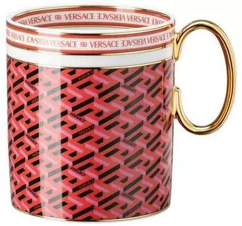 Rosenthal La Greca Signature Red Becher mit Henkel, Porzellan (19335-403766-15505)