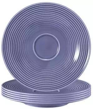 Seltmann Weiden Beat Color Glaze Kombi-Untertasse fliederblau &oslash; 16,7cm 6er Set