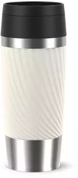 Emsa Travel Mug Classic Twist Thermobecher 0,36L cremeweiß (N2025400)