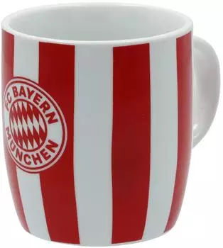 FC Bayern München Tasse Stripes rot 0,3l (34610)