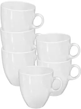 Seltmann Weiden VIP. Becher 400ml, weiß, 6er Set (12367063-0)