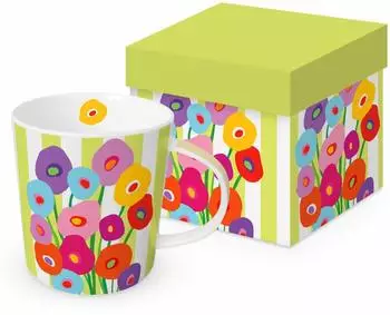 Design@Home Tasse „Super Bouquet vert", New Bone China, 400ml (160303357)