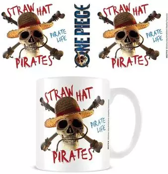 Pyramid international Straw Hat Pirate Emblem Tasse, Keramik, 315ml (MG27918)