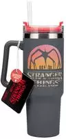 Stranger Things 900ml Trinkflasche mit Strohhalm