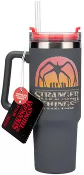 Paladone Stranger Things Becher mit Strohhalm