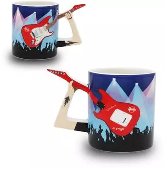 Winkee Rock Mug mit Gitarren-Henkel, 400ml (18319)