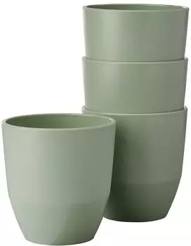Mepal Silueta Becher 4er Set, 200ml, nordic sage (105933294700)