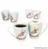 Ritzenhoff & Breker Bunny Kaffeebecher 6er-Set, Porzellan, 300ml, weiß/grün/blau