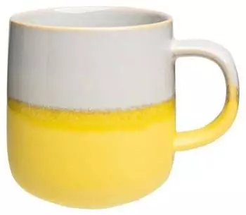 TRANQUILLO Tasse Industrial gelb, Steingut, 390ml