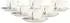 Seltmann Weiden Savona Provence Kaffeetassen mit Untertassen, 270ml, 6er-Set