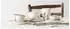 Seltmann Weiden Savona Provence Kaffeetassen mit Untertassen, 270ml, 6er-Set