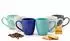 BigDean Kaffeebecher 6er-Set 400ml Steingut Waffeldesign