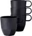 Mepal Silueta Henkelbecher Nordic Black 300ml, 4er Set (105934241100)