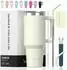 LuxusKollektion Thermobecher doppelwandig, Edelstahl, beige, 591ml