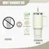 LuxusKollektion Thermobecher doppelwandig, Edelstahl, beige, 591ml