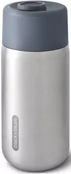 Black+Blum Insulated Travel Cup Edelstahl, schiefergrau, 340ml