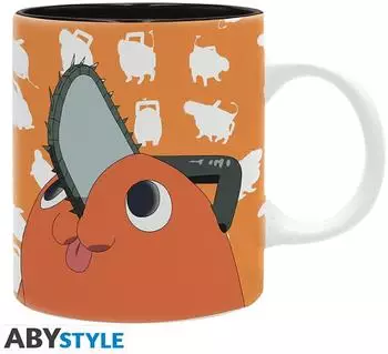 ABYstyle Chainsaw Man Pochita Tasse, Keramik, 320ml (ABYMUGA380)