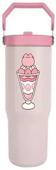 Pyramid Pusheen Thermosflasche, doppelwandig vakuumisoliert, 900ml