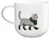 ASA coppa xmas Schwarz Weiß Hellgrau Tasse 400 ml Grau/Schwarz