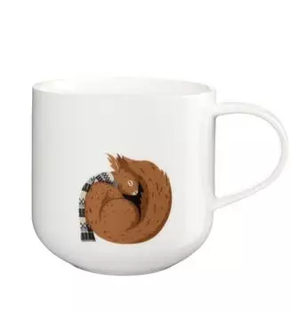 ASA Coppa Xmas Red Squirrel Becher 400 ml Rot