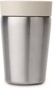 Brabantia Make & Take Isolierbecher Thermobecher 200 ml Beige/Natur