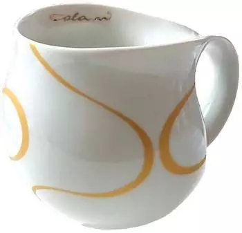 Colani Luigi Porzellanserie \"ab ovo\" Tasse Gold/Wei&szlig;