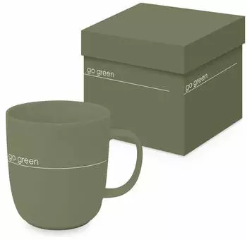 Design@Home Pure Go Green Matte Tasse 400 ml Gr&uuml;n