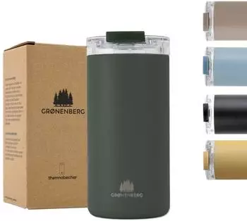 Groenenberg Gr&oslash;nenberg to go aus recyceltem 100% Thermobecher 473 ml Edelstahl