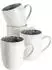 Mäser Kaffeebecherset Frozen Blau Kaffeetasse 8,5 × 10,5 × 8,5 cm 4er-Set Blau