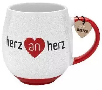 Sheepworld Motiv 'Herz an Herz' Tasse
