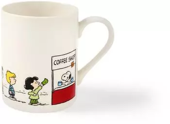 Thalia Snoopy Coffee Shop Becher Braun