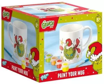 Totum GRINCH zum Bemalen - DIY -Malset mit 5 Tasse Gr&uuml;n