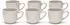 Van Well Malmö Kaffeetassen 200 ml 6er-Set Taupe