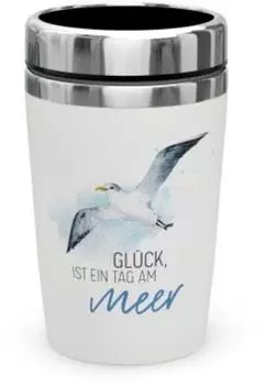 La Vida Thermobecher "Möwe" To Go, Edelstahl, 240ml (3888611)