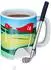 Relaxdays Golftasse Tischgolf, Keramik, 250ml